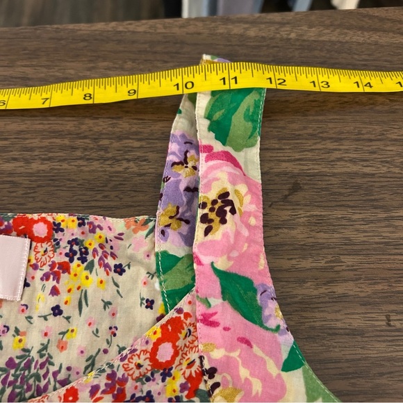 ❤️ H&M Floral Print Sleeveless Midi Dress - Pink and Green 6 - Picture 7 of 11